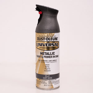 Spray Paint Metallic Flat Soft Iron