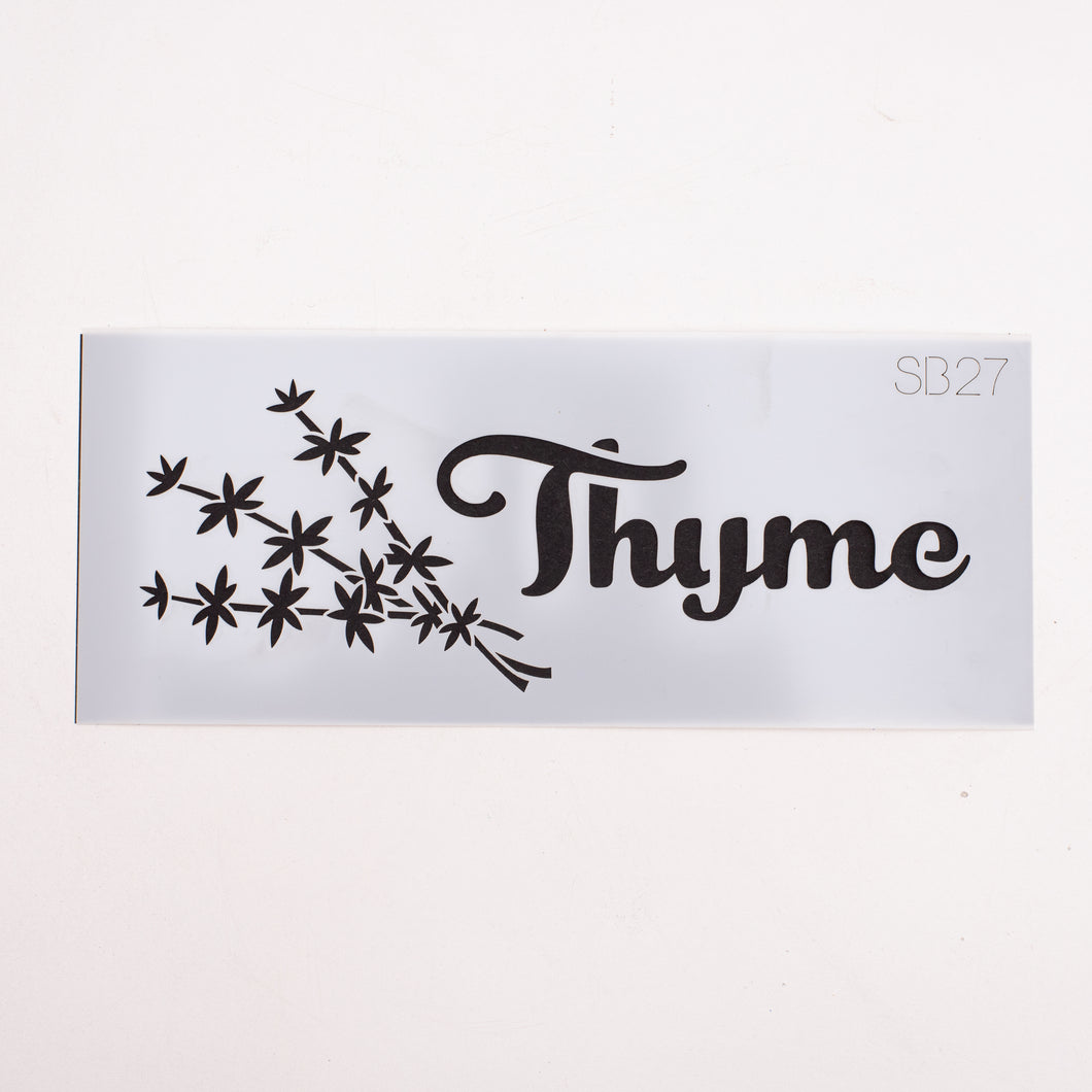 Stencil - Thyme