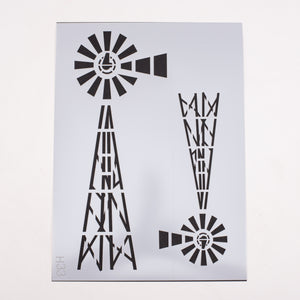 Stencil - Windmills