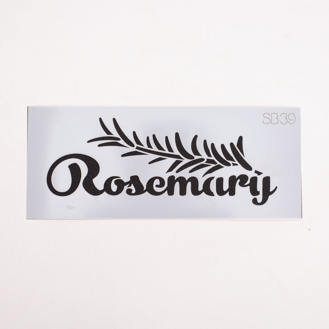 Stencil - Rosemary