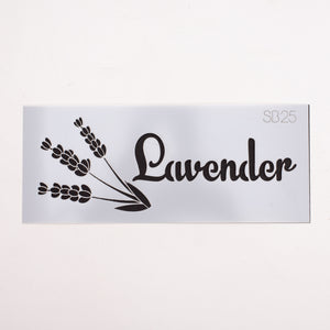 Stencil - Lavender