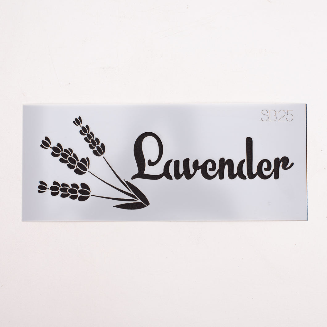 Stencil - Lavender